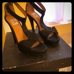 Barney’s New York black heels, size 6